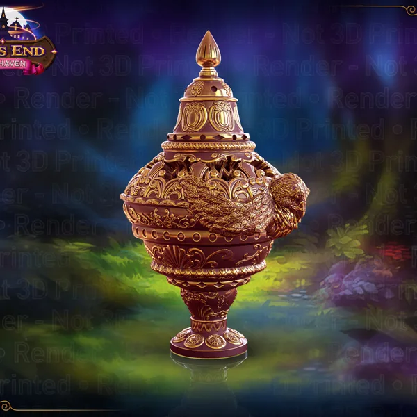Cleric's Incense Burner Dice Vault - SUPPORT FREE!