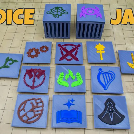 D&D Class Icon Dice Jail