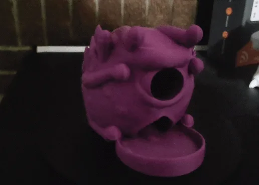 Beholder Dice Tower - DnD Dice Stand - Dungeons and Dragons - TTRPG - No Support - Print In Place