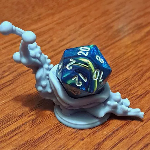 Snail Die Cozy  d20 Holder
