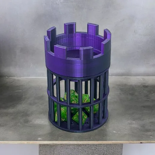Archive Arcanus LLC - Deluxe Dice Jail w Dice Tray