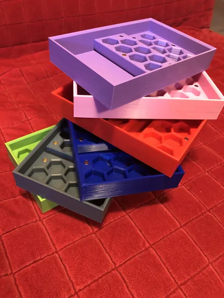 Rolling Tray and Dice Holder: 6x3mm magnet REMIX