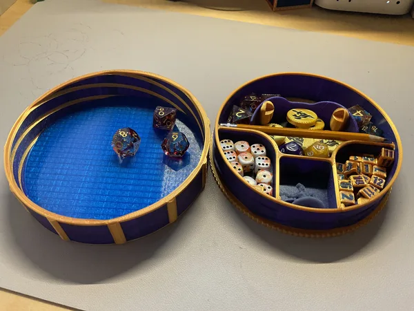 D&D Spin Dice Case / Rolling Tray