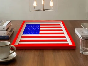 American Flag  Catch All Tray