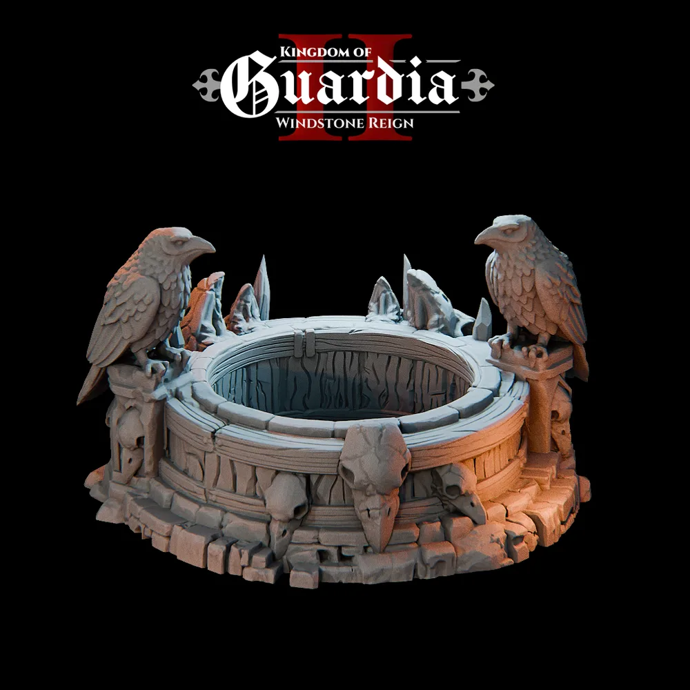 Kingdom of Guardia 2 - Crow Ritual Dice Tray / Bowl