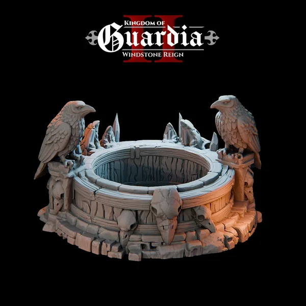 Kingdom of Guardia 2 - Crow Ritual Dice Tray / Bowl