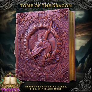 Dragon Tome -  Perfect for storing cards, dice, minis and more!