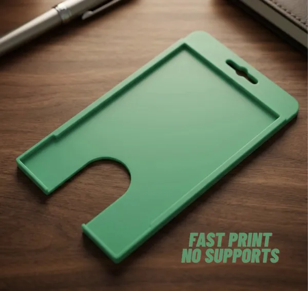 Minimalist Card Holder EDC – Slim Design, Fast 3D Print, No Supports, Quick Access