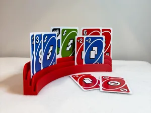 Triple tier playing card holder