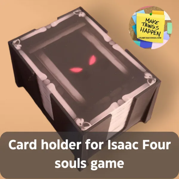 Card holder for Isaac Four souls game