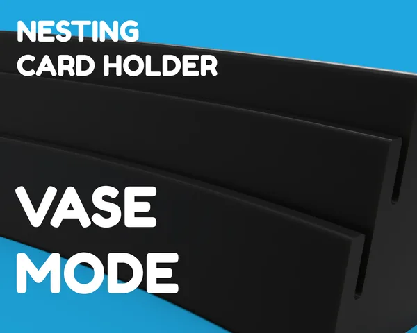 Vase Mode Playing Card Holder - Nestable (Multi-sized)