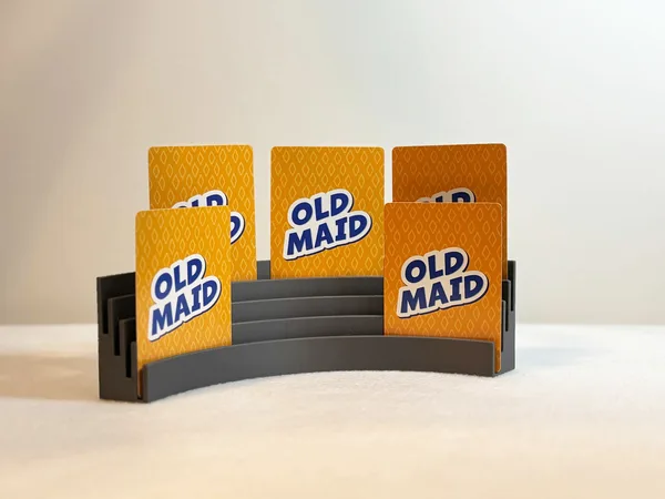 Small four tier playing card holder