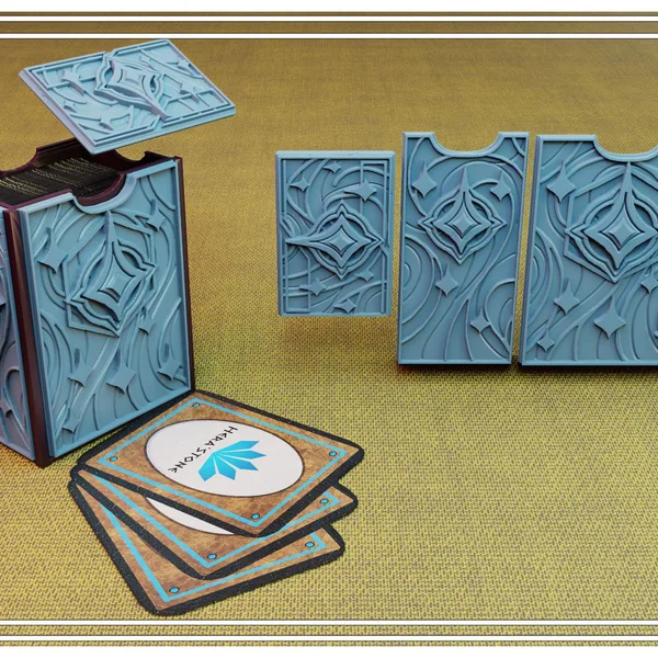 Star glazing card holder