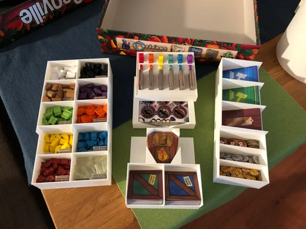 Scoville board game custom inserts