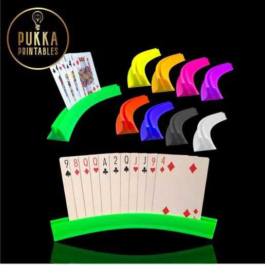 Playing Card Holder Stand STL | 3D Printable Game Night Accessory