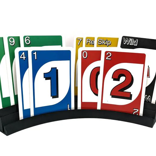 Curved Double Row Game Card Holder