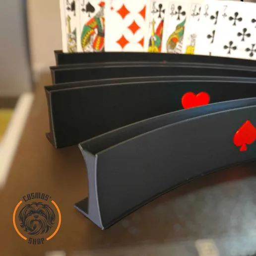 3D Printable Playing Card Holder STL Model