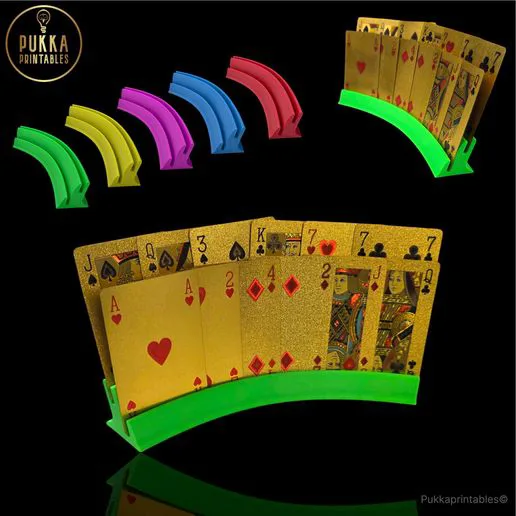 Double-Tier Playing Card Holder – Print-In-Place STL
