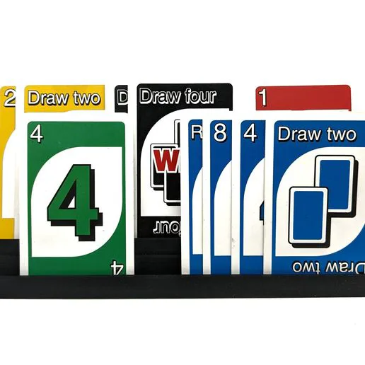 Double Row Game Playing Card Holder