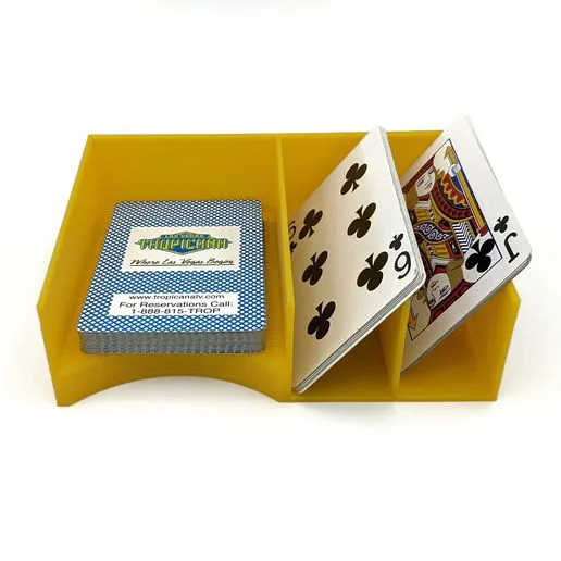 Draw and Double Discard Deck Holder