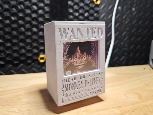 Wanted Luffy Deck Box