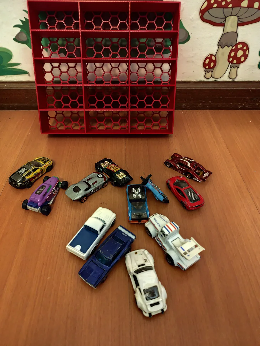 Storage or display stand for 15 Hot wheels cars