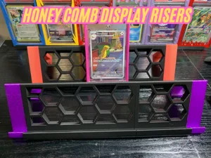 Honey Comb Card Display Risers