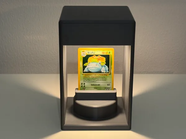 LED Puck Display Case for Trading Cards & Coins