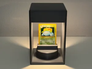 LED Puck Display Case for Trading Cards & Coins
