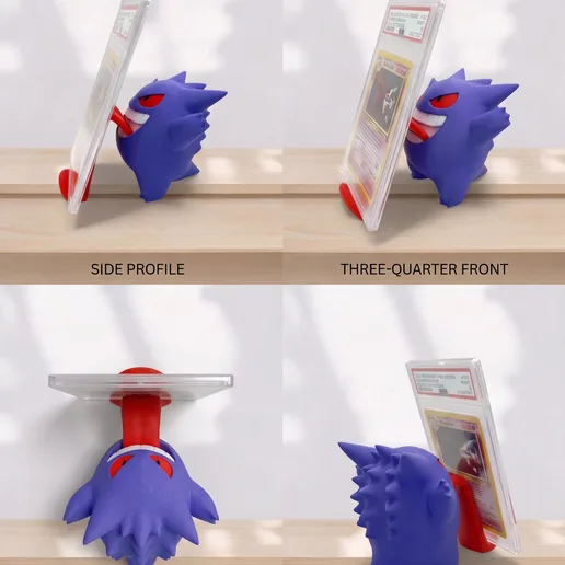 Gengar Graded Card Display Stand - 3D Printable STL