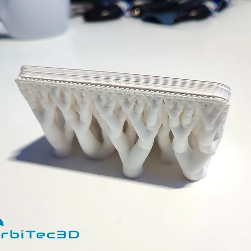 Unique organic buisness card display stand / holder