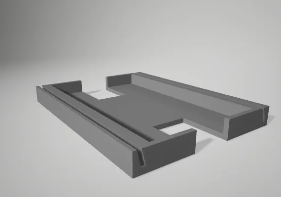3x5 Index Card Tray with vertical slots