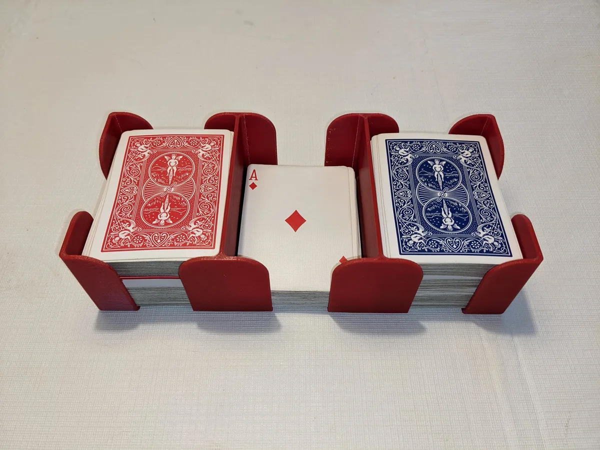 Double Card Tray with Discard