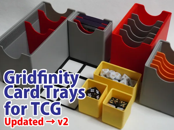 Gridfinity Card Trays for TCG Storage