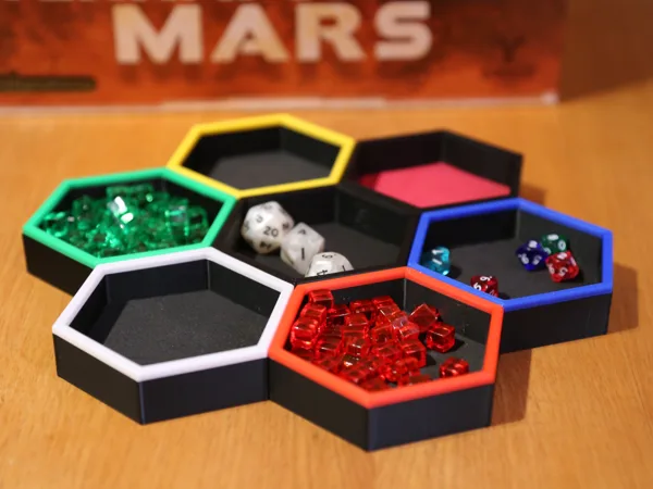 Vassoi magnetici per token giochi da tavolo