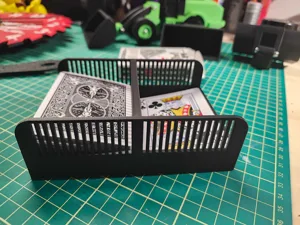 Card Tray With Discard Pile
