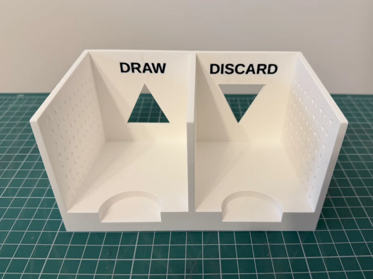 Card Trays - Draw and discard (short variant)