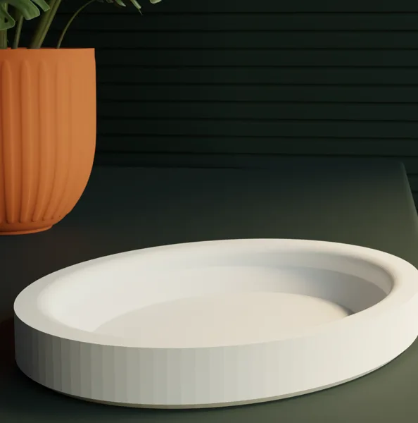 Oval Catch All Tray 001