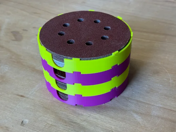 Random Orbit Sander Disc Stackable Storage Tray