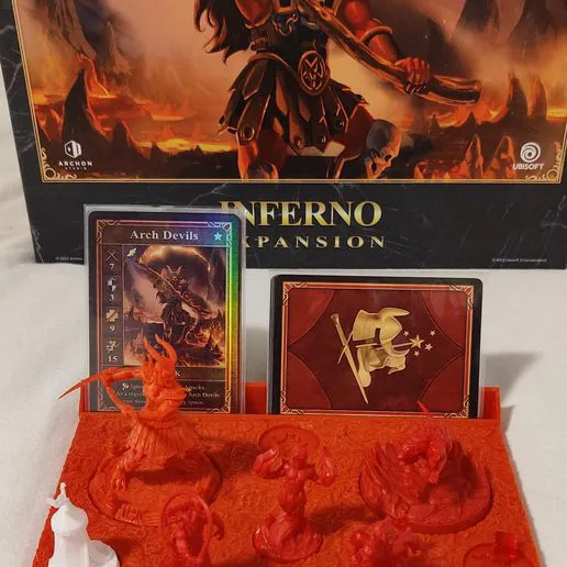 Inferno Army Tray for Heroes 3 Board Game