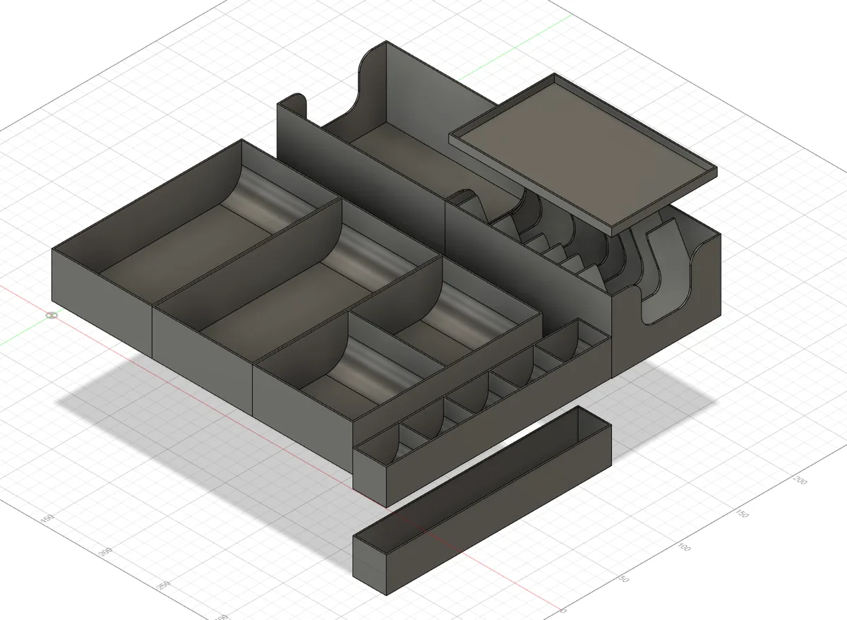 Earth Board Game Organizer (v2 Sleeved)
