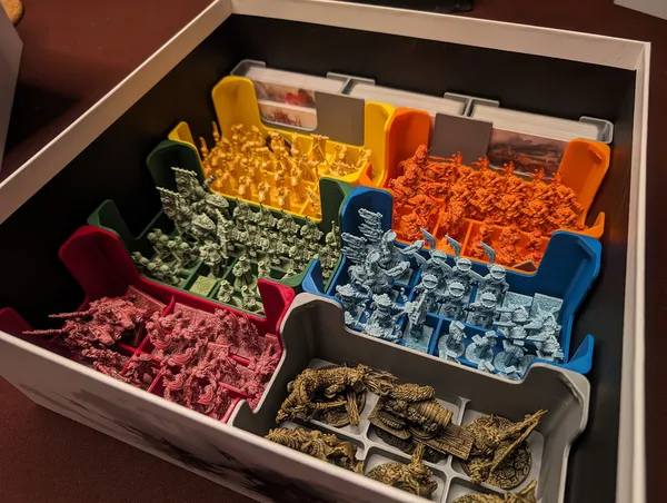Board Game Organizer - Great Wall - Remix for 200mm
