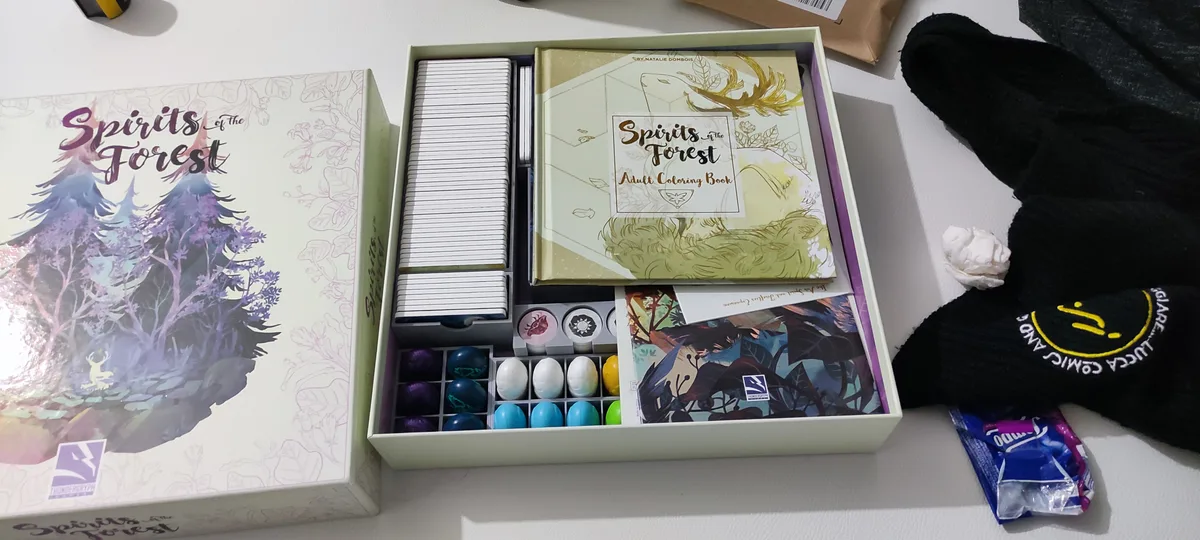 Spirit of the forest board game Organizer