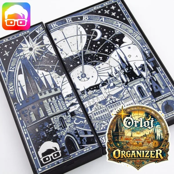 Orloj organizer by @ammedia3d [tabletop board game inserts sku: orloj001]