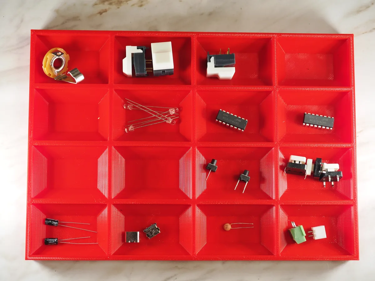 Small Components Tray - Parts Organizer
