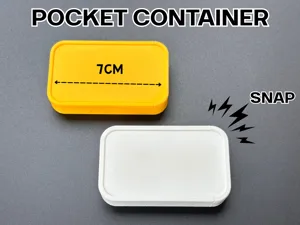 Snap Pocket Box – Small Parts & EDC Organizer