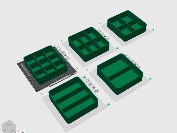 Drawer organiser Trays