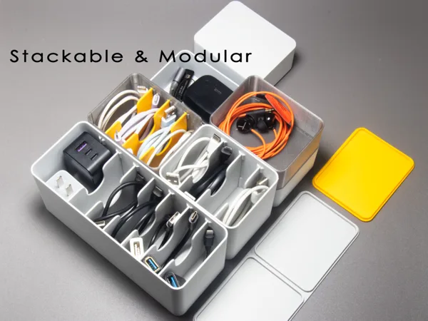 Modular Cable & Charger Organizer