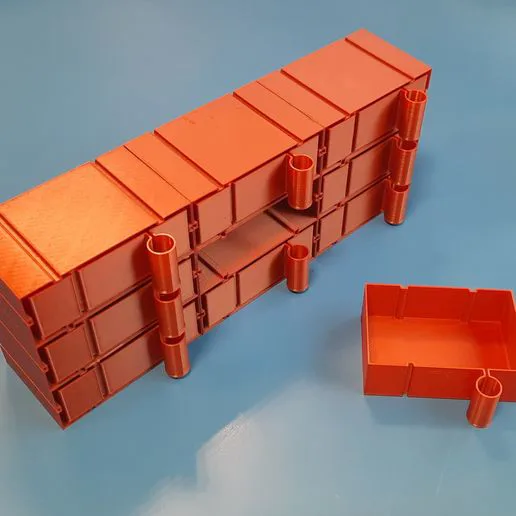 Modular Organizer (optimized for spiral vase - low material usage)