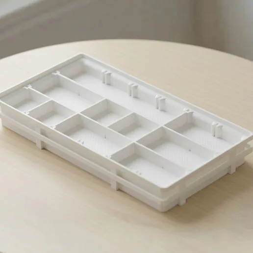 Adjustable Partition Stackable Component Organizer